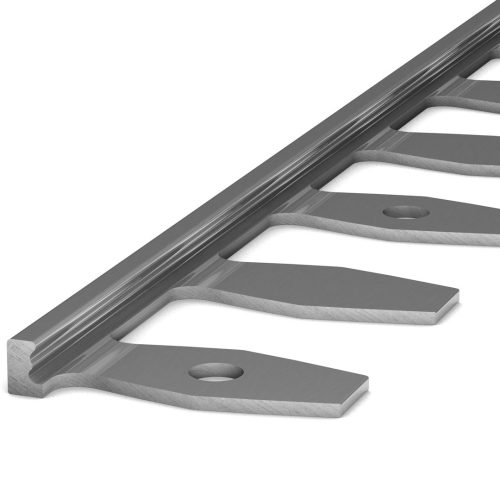 Afsluitprofiel buigbaar 6mm aluminium 10x250cm - nr. 702 7021306250